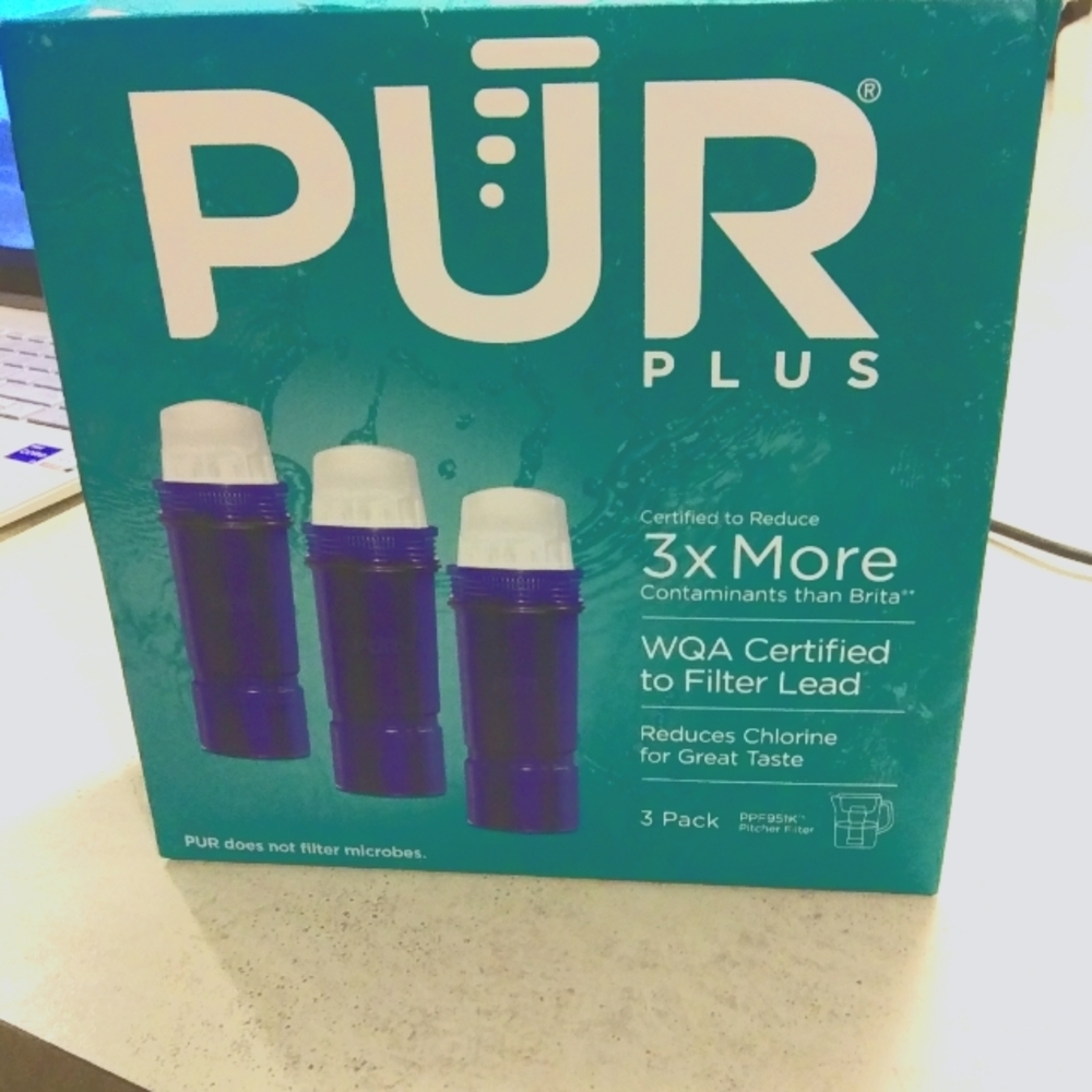 Pur Plus Pitcher Filters. Open Box. Two Filters.